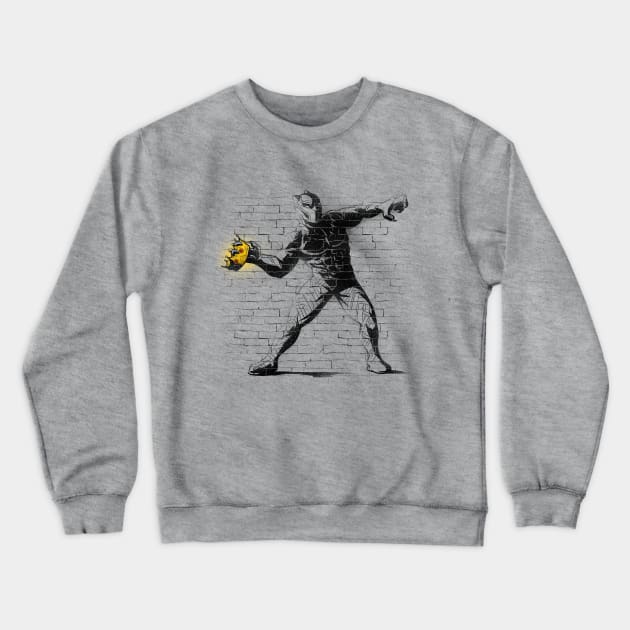 Crown Thrower Crewneck Sweatshirt by Punksthetic